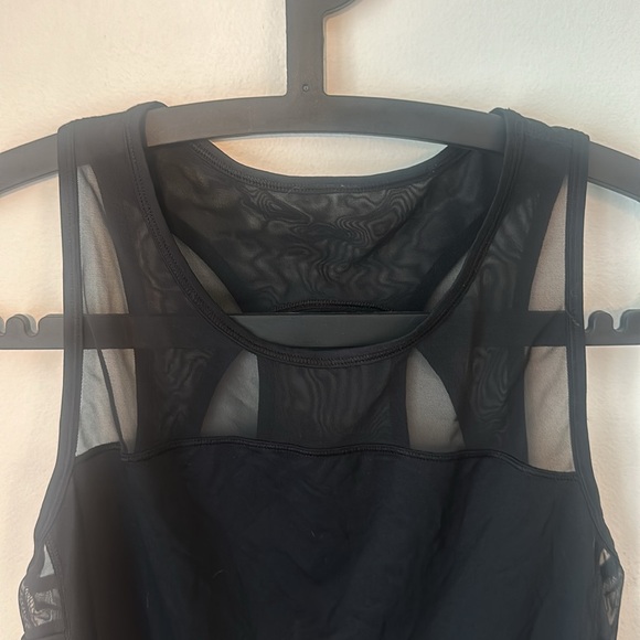 Black Lululemon Tank Top with Mesh Details - Picture 1 of 5
